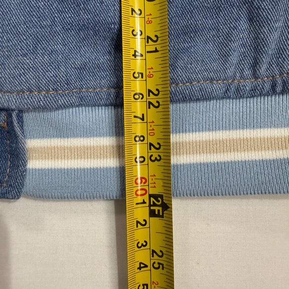 NWT Madden Girl Denim Varsity Bomber Jacket Size XL - Picture 14 of 14